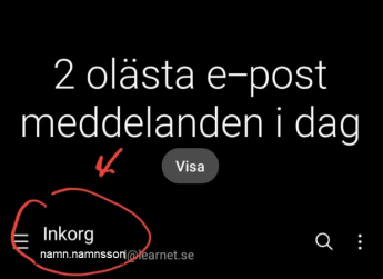 Android - Inkorgen