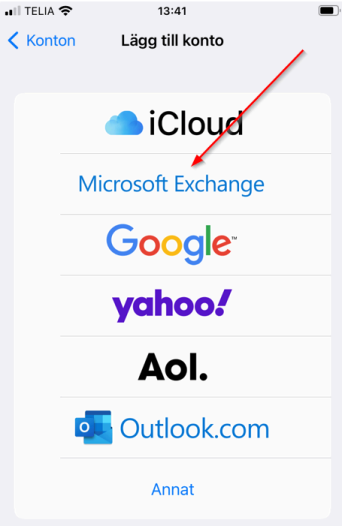 iPhone - Microsoft Exchange